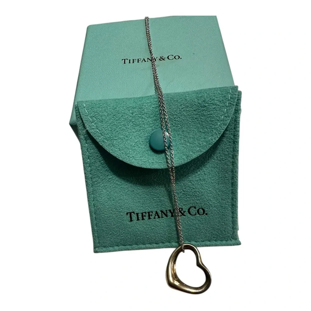 Tiffany & Co. Elsa Peretti Open Heart Necklace – Sterling Silver